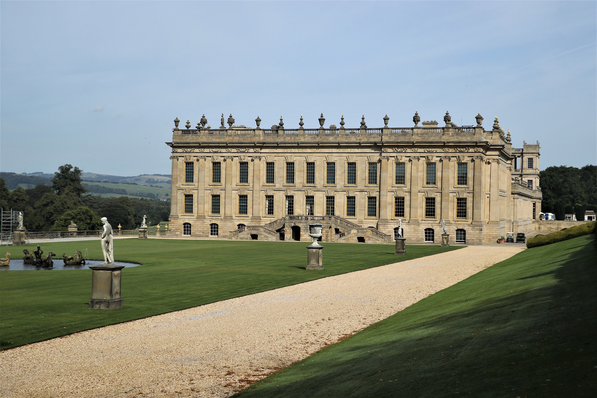 Derbyshire "Chatsworth house"