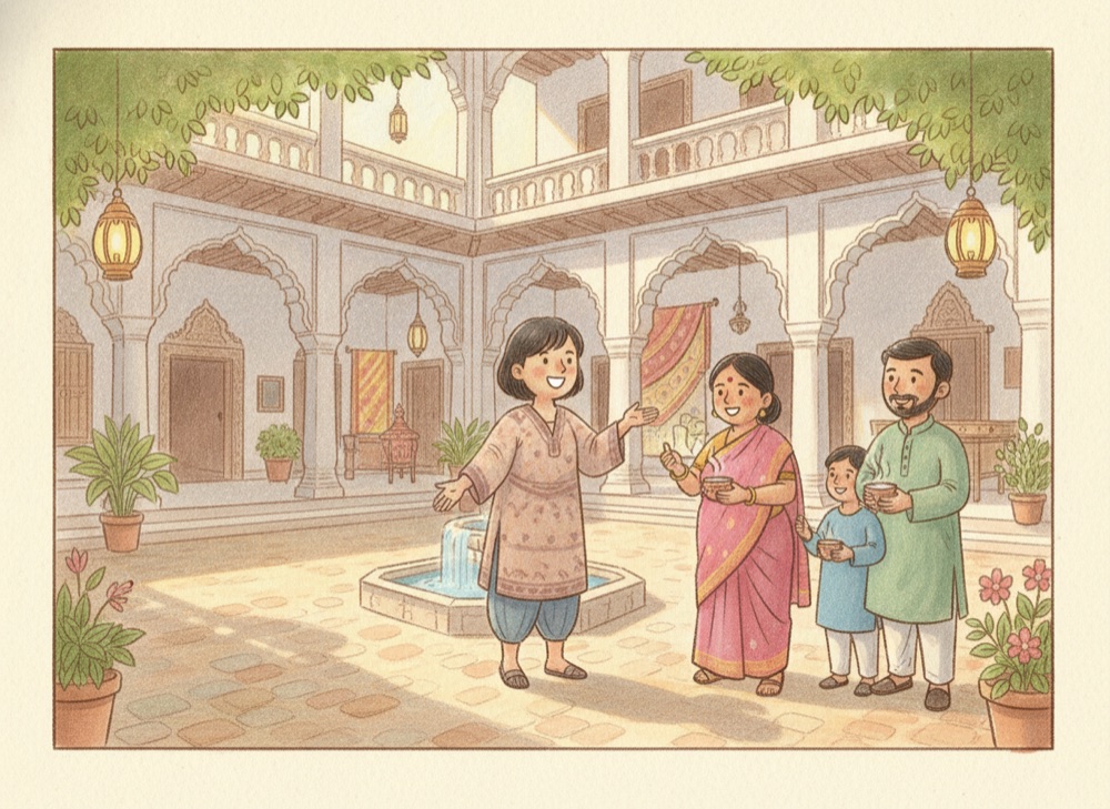 【ヒンディー語】家は大きいですね。|घर बड़ा है।