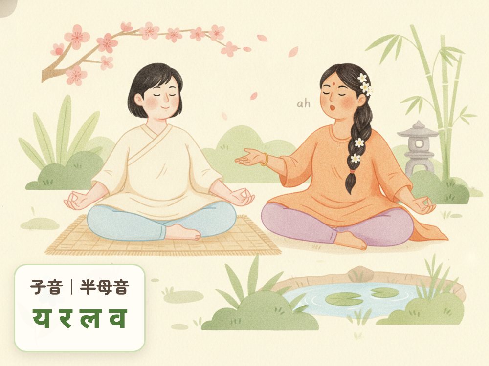 【ゼロから始めるヒンディー語⑦】子音｜半母音｜発音とデバナガリ文字