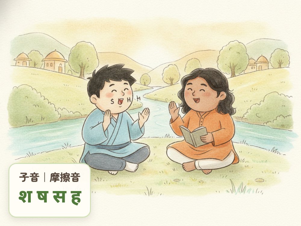 【ゼロから始めるヒンディー語⑧】子音｜摩擦音｜発音とデバナガリ文字