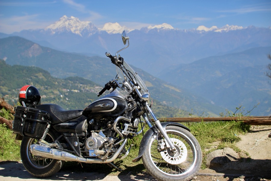ネパールのバイク旅